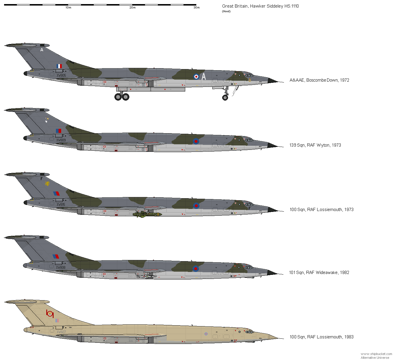 Hawker Siddeley HS.1110 Hood.png